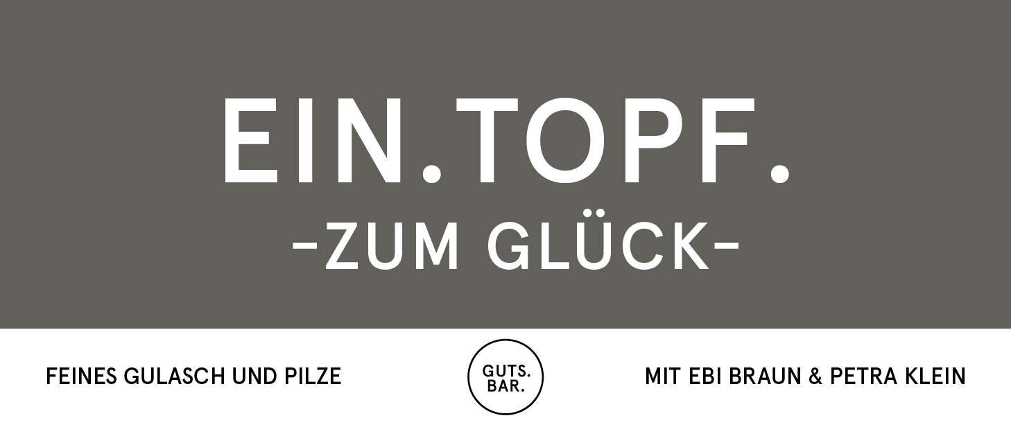 - AUSVERKAUFT - EIN.TOPF.  - ZUM GLÜCK